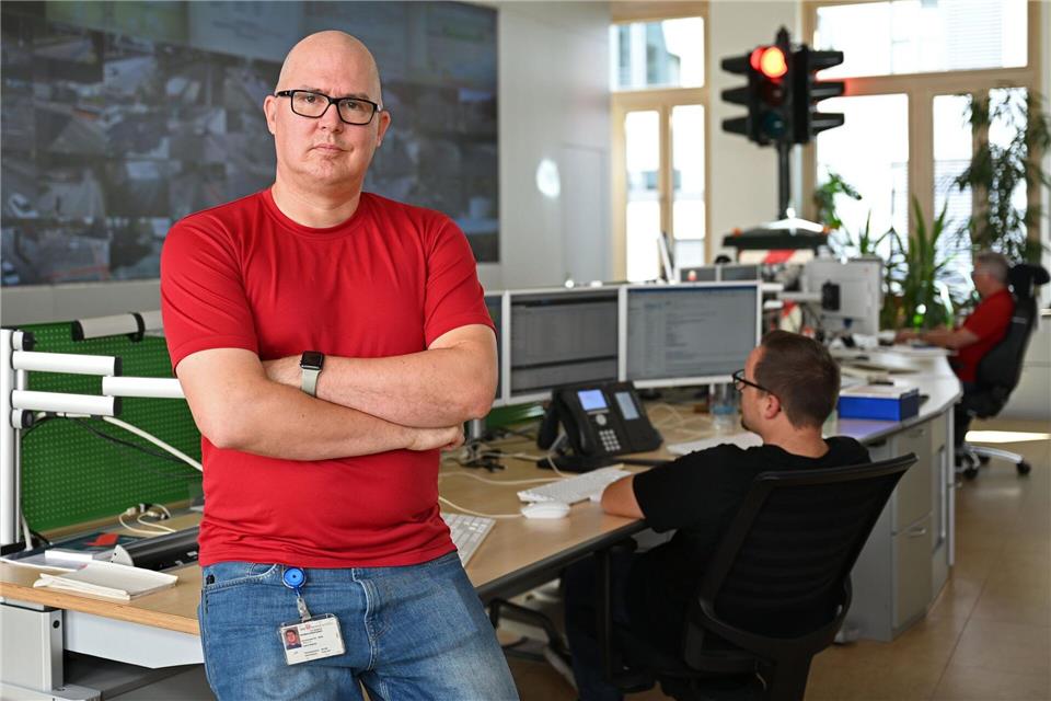 Ingmar Bolle und sein Team koordinieren 19.000 Baustellen pro Jahr.Michael Brandt/dpa
