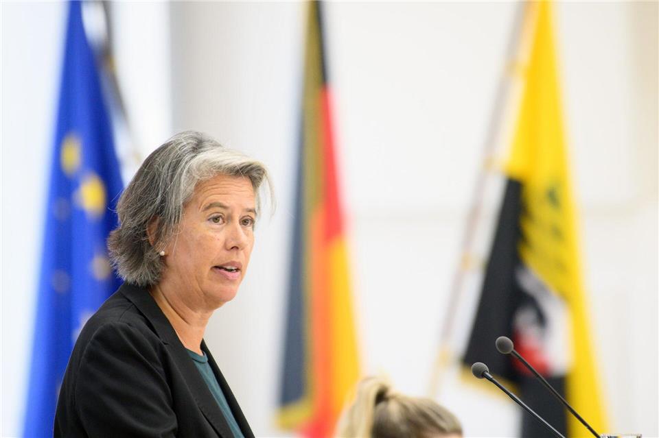 Innenministerin Tamara Zieschang (CDU) dankte den Sicherheitsbehörden im Bund und Land für gute Zusammenarbeit. (Archivbild)Klaus-Dietmar Gabbert/dpa