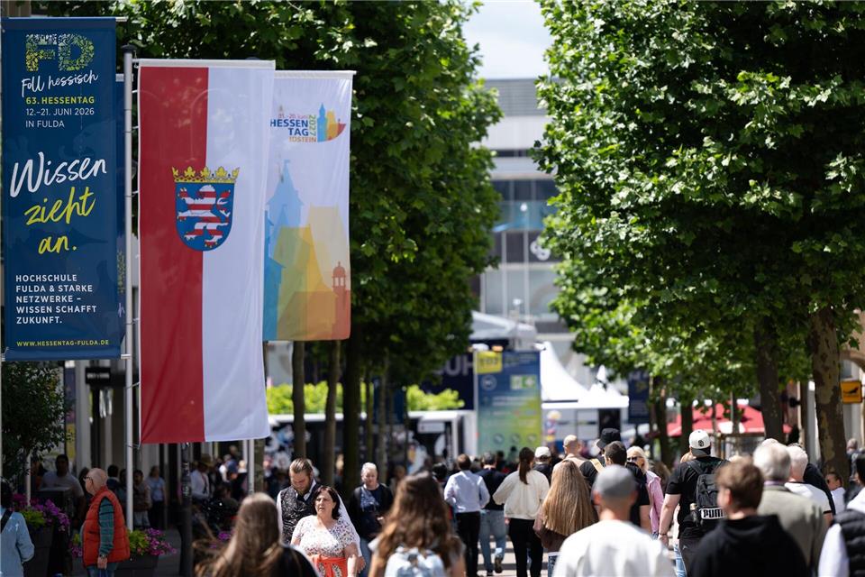 Insgesamt können die Besucher des Hessentags in Fulda bis 21. Juni aus 1.200 kostenlosen Veranstaltungen wählen.Florian Wiegand/dpa