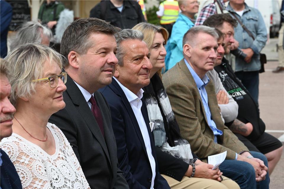 Insgesamt werden rund 150.000 Besucherinnen und Besucher in der Stadt im Salzlandkreis erwartet.Heiko Rebsch/dpa