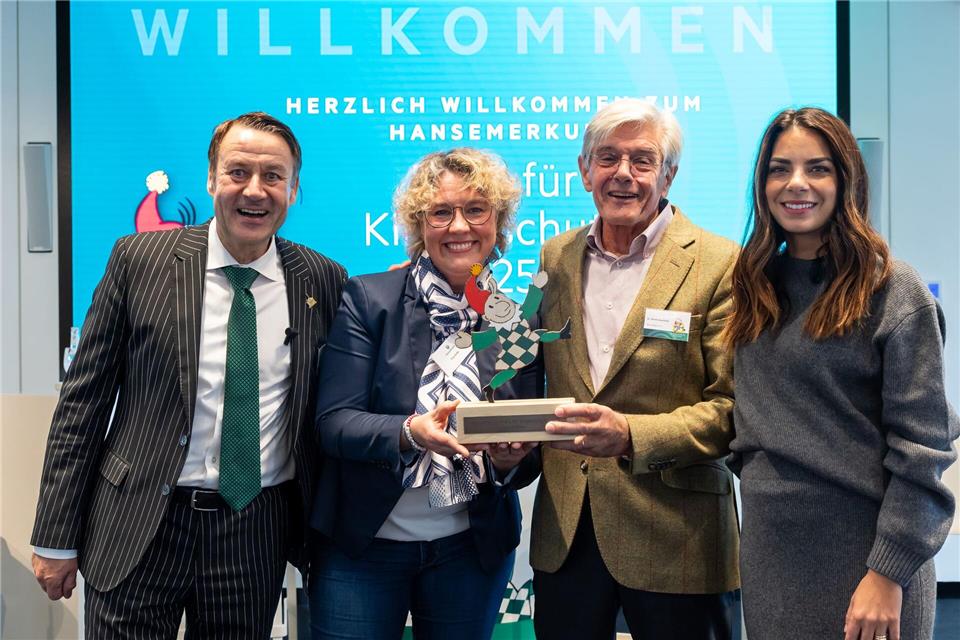 Insgesamt wurden fünf soziale Initiativen mit dem HanseMerkur Preis für Kinderschutz ausgezeichnet.Ulrich Perrey/dpa