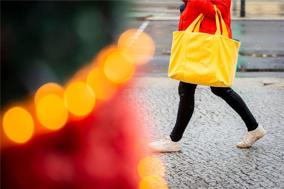 Insgesamt zeigen sich bislang nur 17 Prozent der Unternehmen mit dem Verlauf des Weihnachtsgeschäfts zufrieden.Christoph Soeder/dpa