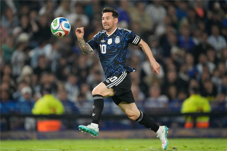 Inter Miami hat eine Tribüne des neuen Stadions nach Messi benannt.Gustavo Garello/AP/dpa