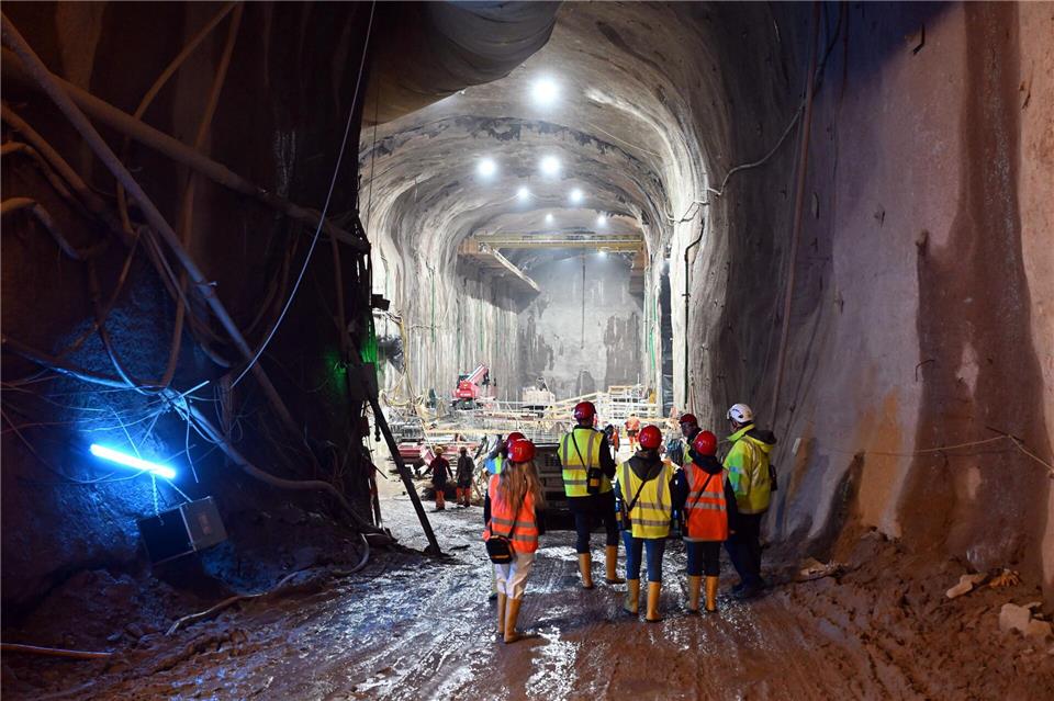 Interessierte können sich die Baustelle am 11. Oktober anschauen.Uli Deck/dpa
