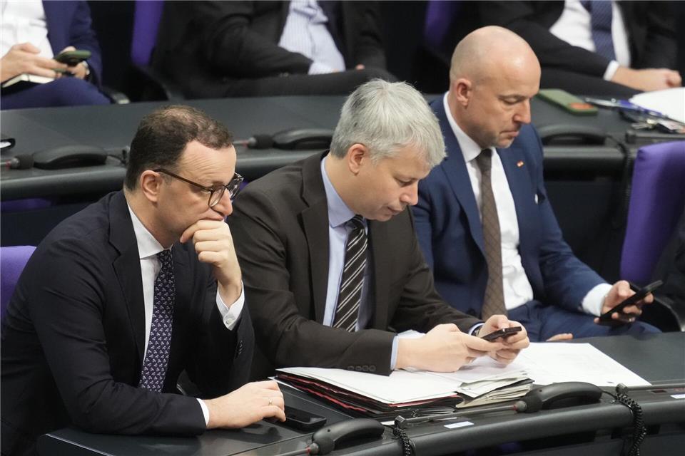 Interims-Fraktionschef Alexander Hoffmann und der Parlamentarische Geschäftsführer Steffen Bilger haben zu der digitalen Sitzung eingeladen.Michael Kappeler/dpa