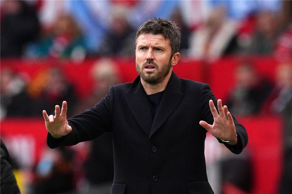 Interimstrainer Michael Carrick feierte einen gelungenen Einstand bei Manchester United.Martin Rickett/PA Wire/dpa