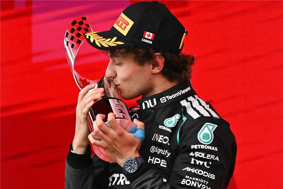 Internationale Medien sind sich auch sicher: Antonelli hat das Zeug zum Weltmeister. Graham Hughes/The Canadian Press/AP/dpa