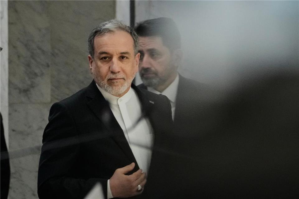Irans Außenminister Araghtschi äußerte sich zuletzt sehr skeptisch über den Fortschritt der Verhandlungen. (Archivbild) Hadi Mizban/AP/dpa
