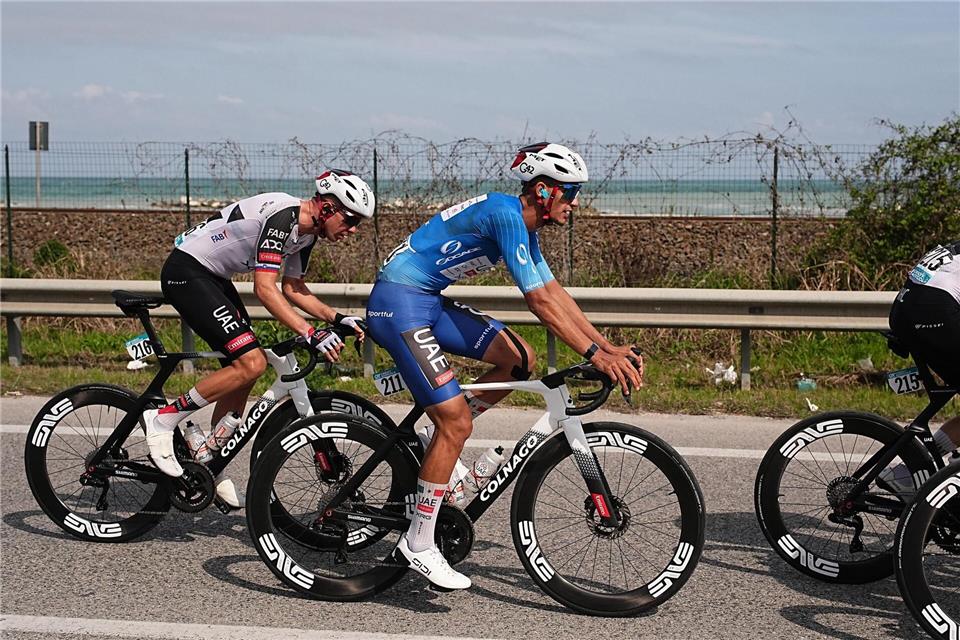 Isaac del Toro soll Pogacar zum Sieg verhelfen. (Archivbild)Marco Alpozzi/LaPresse via ZUMA Press/dpa