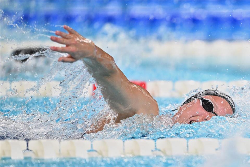 Isabel Gose holte ihre dritte Medaille im EM-Becken.Emma Da Silva/AP/dpa