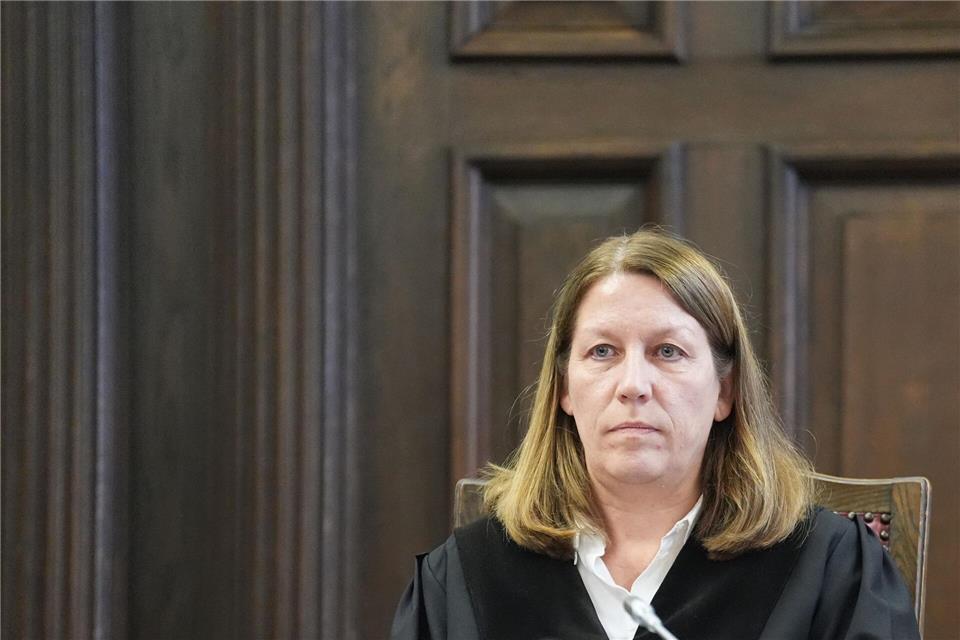 Isabel Hildebrandt ist die Vorsitzende Richterin im Prozess. Marcus Brandt/Pool dpa/dpa