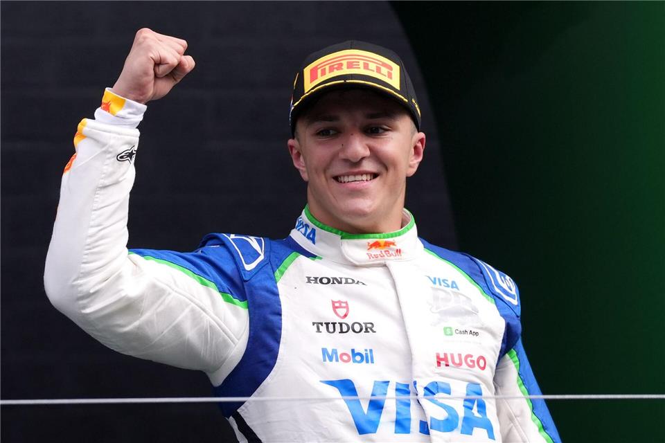 Isack Hadjar werden die größten Chancen eingeräumt, bald neben Max Verstappen für Red Bull zu fahren. (Archivfoto)Bradley Collyer/PA Wire/dpa