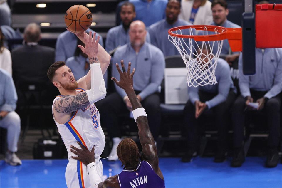 Isaiah Hartenstein wird den Oklahoma City Thunder vorerst fehlen,Nate Billings/AP/dpa