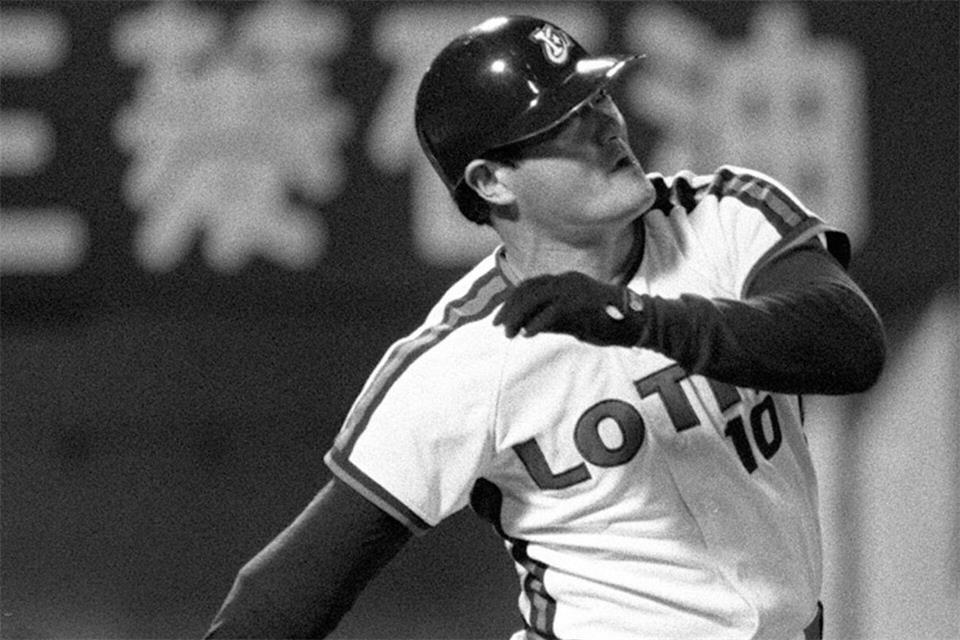 Isao Harimoto bei einem Baseballspiel im Mai 1980 in Kawasaki.--/kyodo/dpa
