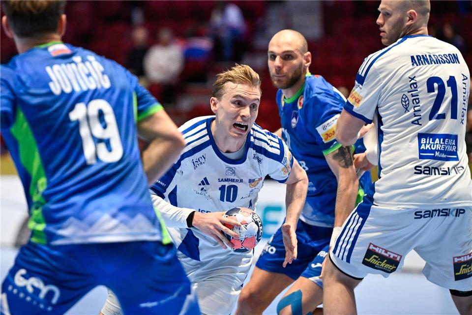 Island steht im Halbfinale der Handball-EM.Johan Nilsson/TT/AP/dpa