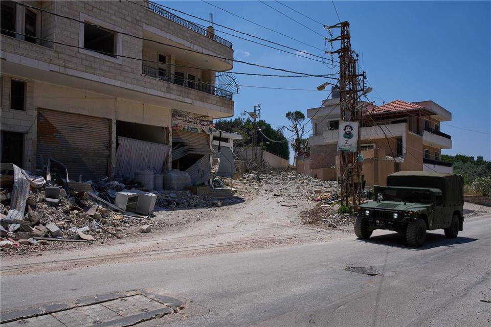 Israel hat weiter Truppen im Südlibanon stationiert.Hassan Ammar/AP/dpa