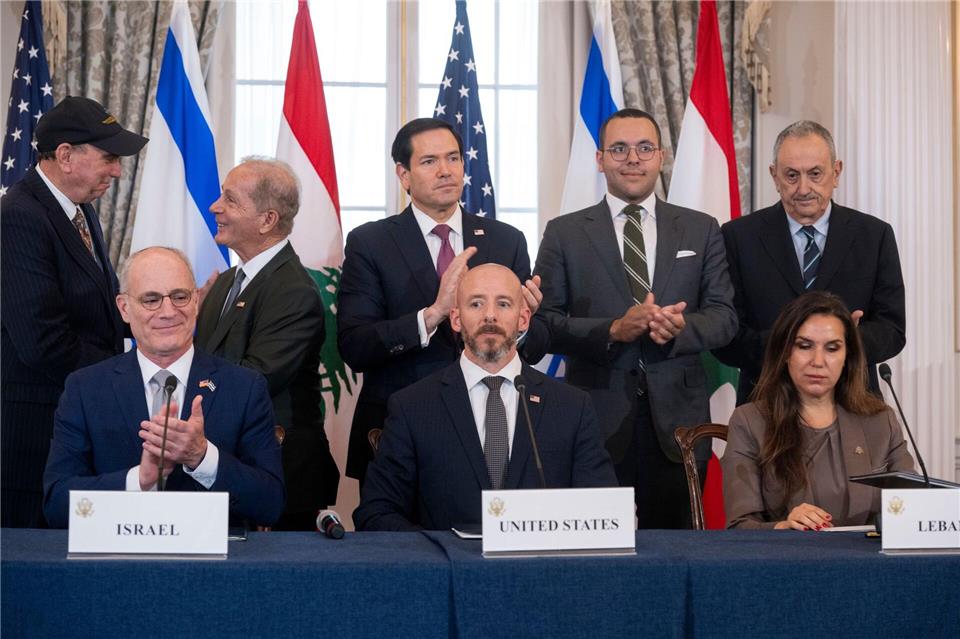 Israel und Libanon verständigen sich auf Rahmenabkommen. Kevin Wolf/FR33460 AP/AP/dpa