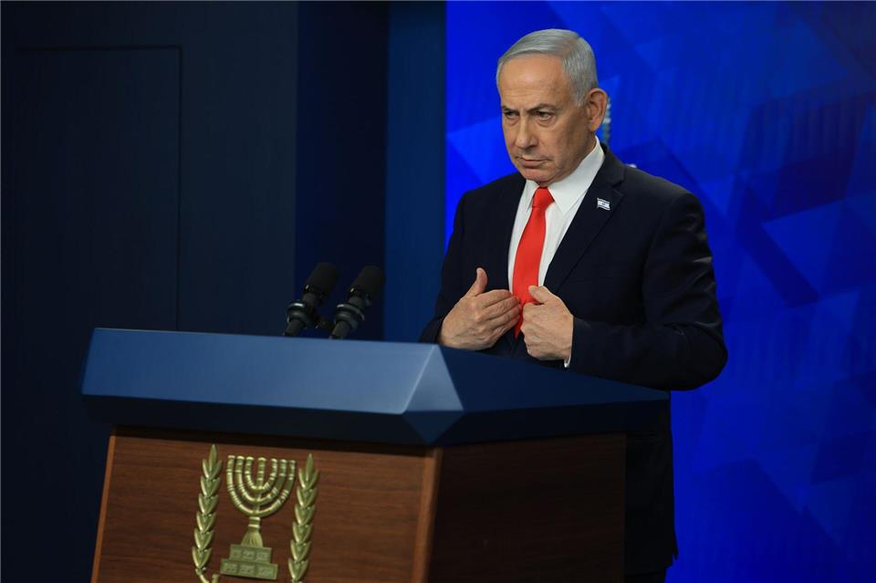 Israels Ministerpräsident Netanjahu hatte bei Trump für eine härtere Linie gegenüber Teheran geworben. (Archivbild) Ronen Zvulun/Pool Reuters/AP/dpa