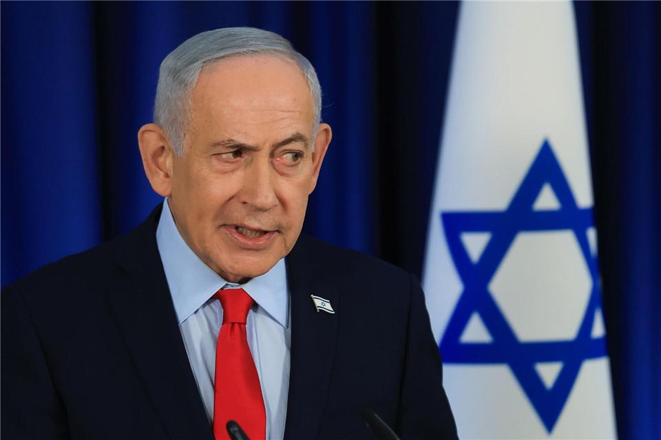 Israels Regierungschef Netanjahu pocht auf die Sicherheitsinteressen seines Landes. (Archivbild)Ronen Zvulun/Pool Reuters/dpa