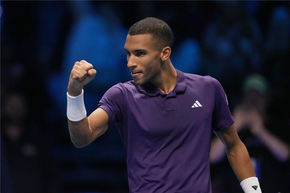 Ist bereit für das Match gegen Alexander Zverev: Felix Auger-AliassimeAntonio Calanni/AP/dpa