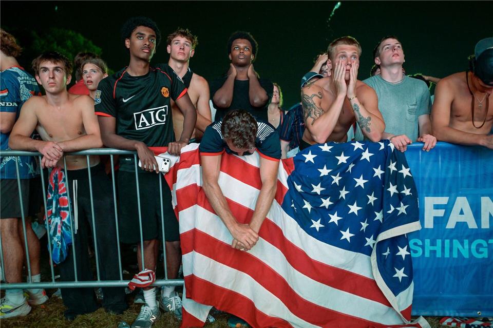 Ist die WM-Euphorie in den USA nach dem Aus des eigenen Teams vorbei?Rod Lamkey/AP/dpa