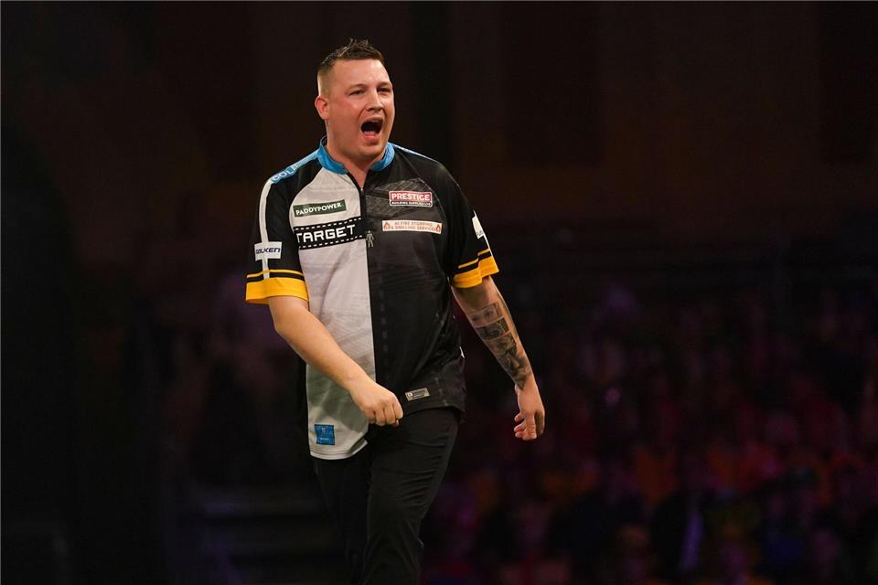 Ein Teenie und drei Weltmeister: Darts-WM in der Endphase Ist ein Kandidat für die Premier League: Chris Dobey.Alberto Pezzali/AP/dpa