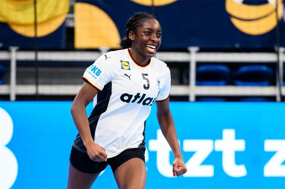 Ist erstmals bei einer EM dabei: Farrelle Njinkeu. (Archivbild)Marco Wolf/dpa