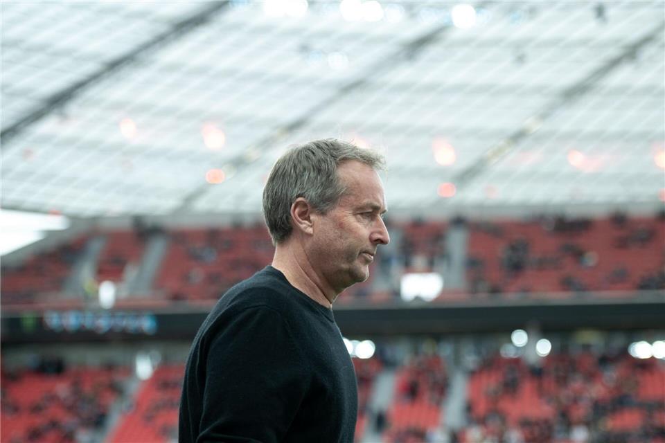 Ist für Kasper Hjulmand im Sommer schon wieder Schluss in Leverkusen? (Archivbild)Fabian Strauch/dpa