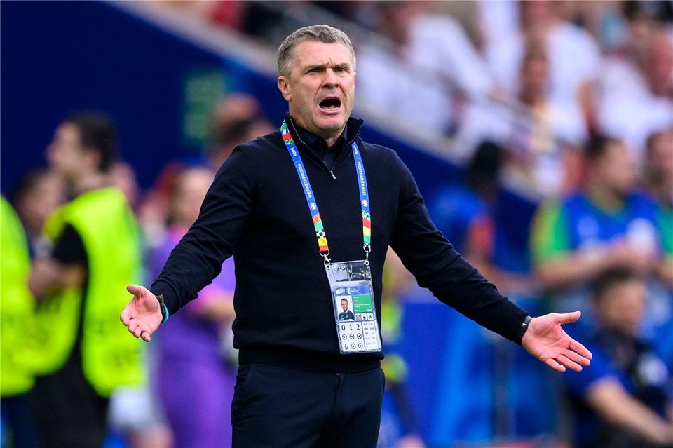 Ist nicht mehr Trainer der Ukraine: Serhij Rebrow (Archivbild)Tom Weller/dpa