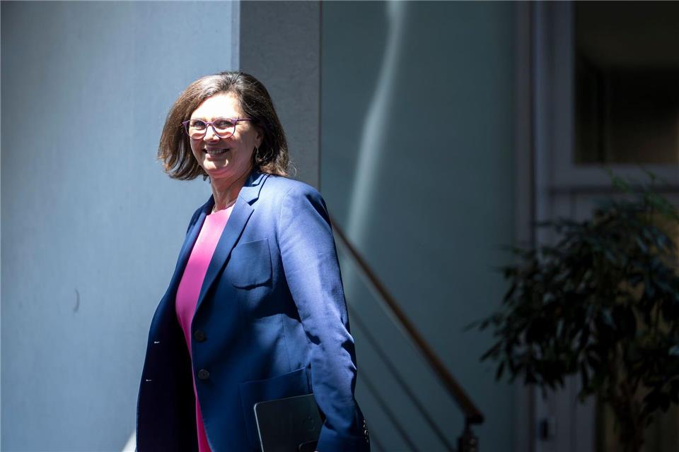 Ist schon seit längerem für das höchste Staatsamt im Gespräch: Bayerns Landtagspräsidentin Ilse Aigner (CDU). (Archivbild)Peter Kneffel/dpa