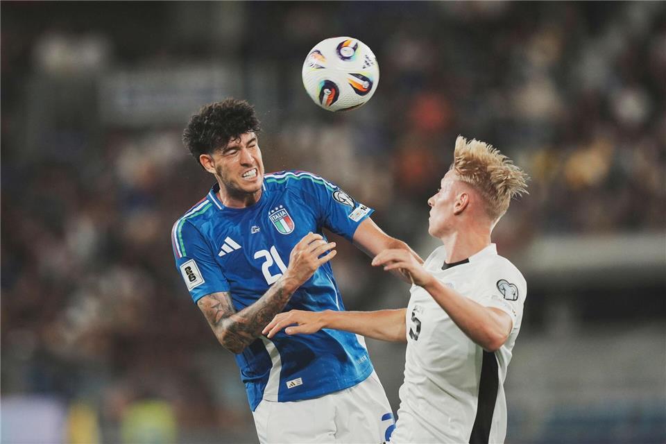 Italien gewann in der WM-Qualifikation nach einigen Problemen am Ende klar gegen Estland.Massimo Paolone/LaPresse/dpa