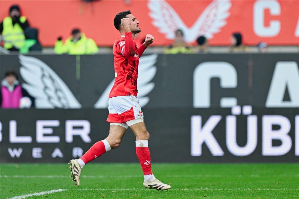 Ivan Prtajin traf für Kaiserslautern zum 1:1.Uwe Anspach/dpa