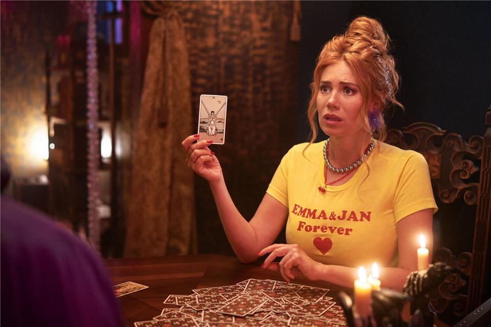 Ivy (Palina Rojinski) in einer Szene der ZDF-Serie „My Ex“.Tom Mikule/ZDF/dpa
