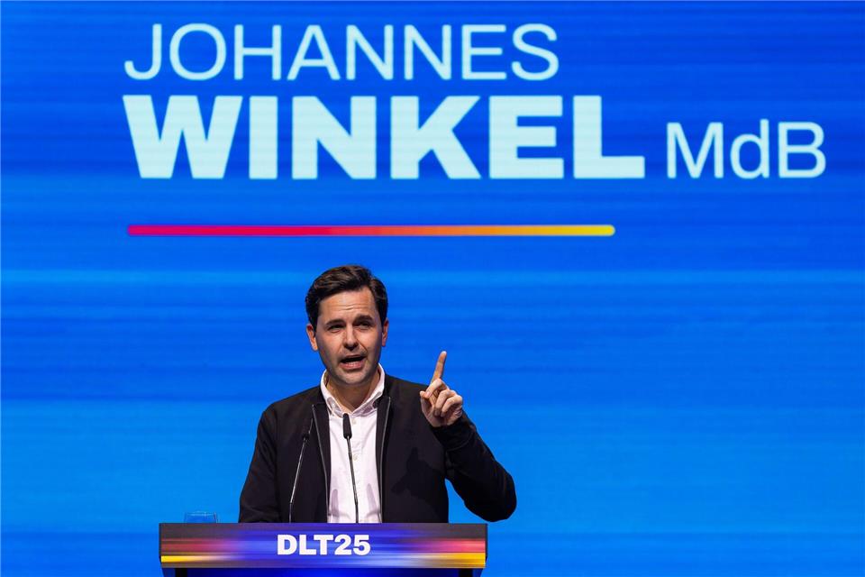 JU-Chef Johannes Winkel will das Rentenpaket der Bundesregierung nicht mittragen.Philipp von Ditfurth/dpa