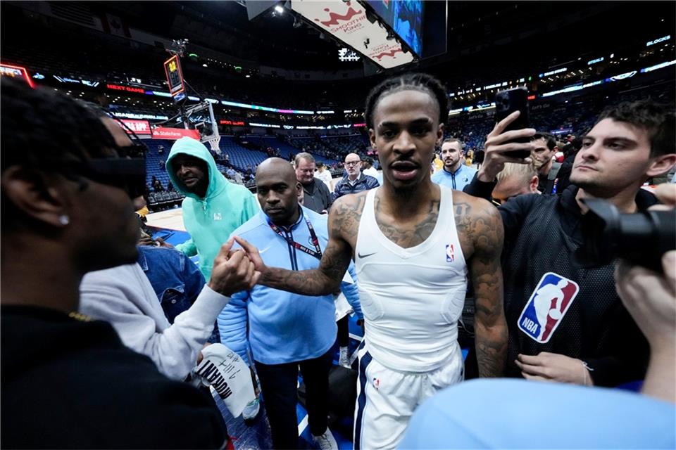 Ja Morant (M) stand in den vergangenen Jahren mehrfach im Mittelpunkt von Ermittlungen.