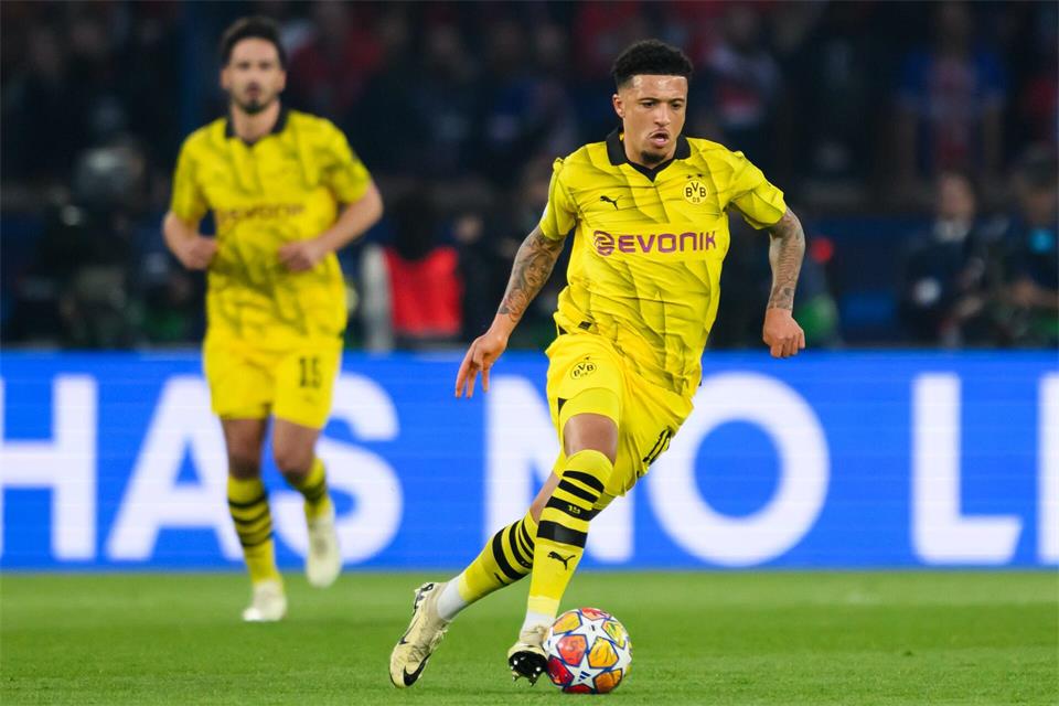 Jadon Sancho wurde in Dortmund gehandelt, eine Unterschrift gab es allerdings nicht. (Archivbild)Robert Michael/dpa