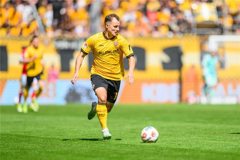 Jakob Lemmer bleibt bei Dynamo Dresden. (Archivbild)Robert Michael/dpa