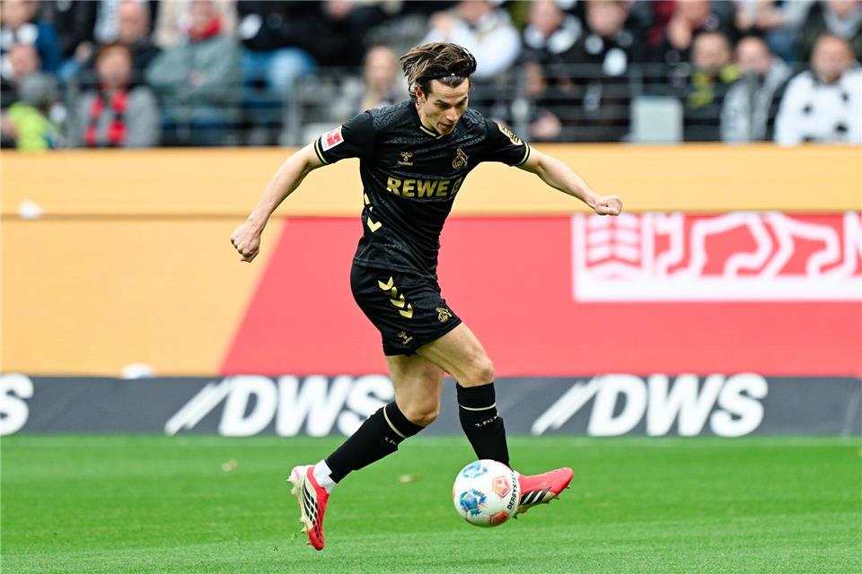 Jakub Kaminski leitete mit seinem Treffer das Comeback der Kölner in Frankfurt ein.Uwe Anspach/dpa