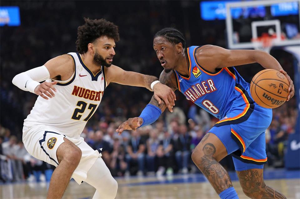 Jalen Williams (r.) war Topscorer bei den Oklahoma City Thunder.Nate Billings/AP/dpa