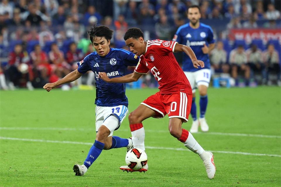 Jamal Musiala gab sein Comeback.Fabian Strauch/dpa