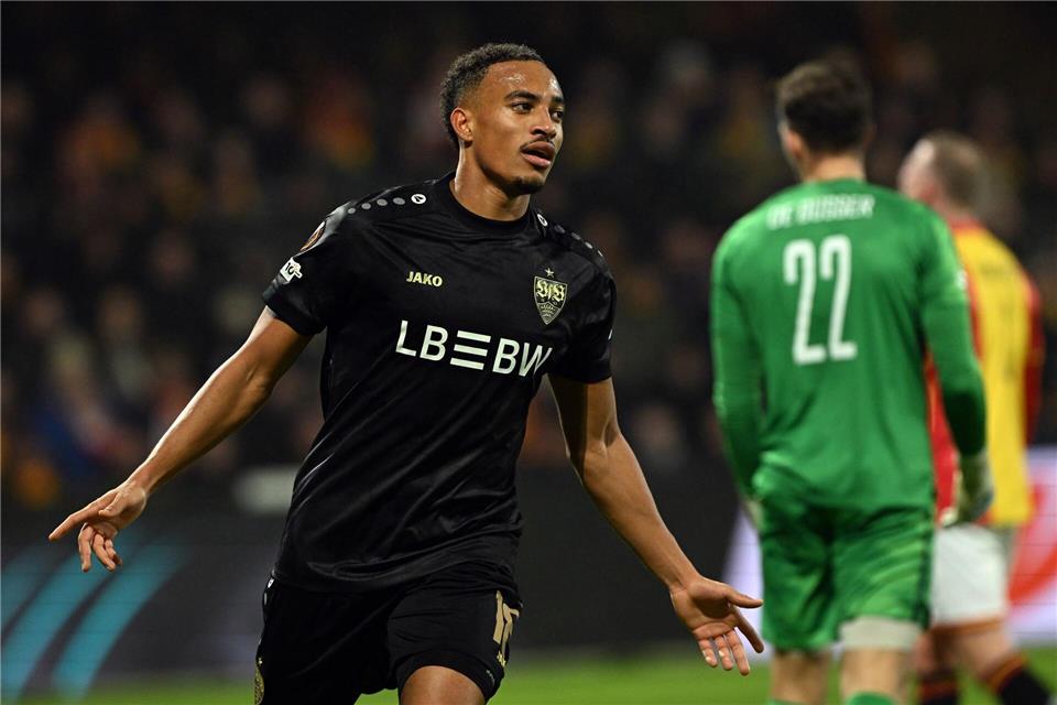 Jamie Leweling machte ein starkes Spiel.Federico Gambarini/dpa