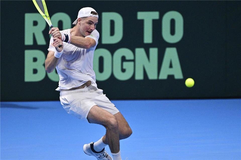 Jan-Lennard Struff will seinen ersten Davis-Cup-Titel holen. --/kyodo/dpa