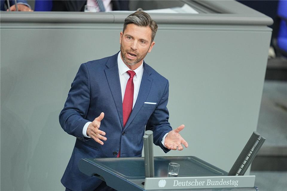 Jan Nolte tritt in der AfD-Fraktion die Nachfolge von Rüdiger Lucassen an. (Archivbild) Michael Kappeler/dpa