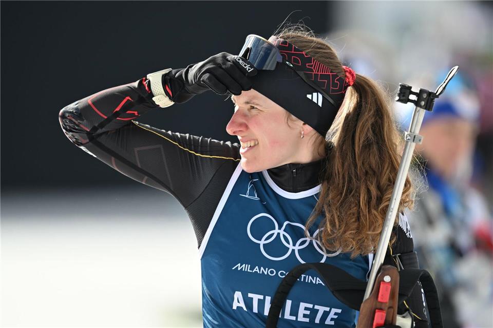 Janina Hettich-Walz feiert ihre Olympia-Premiere.Hendrik Schmidt/dpa
