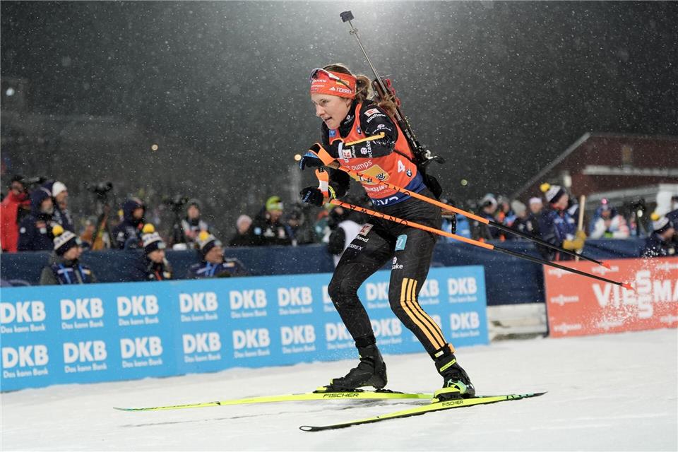 Janina Hettich-Walz geht auf Schalke an den Start.Hanna Brunlöf/TT News Agency/AP/dpa