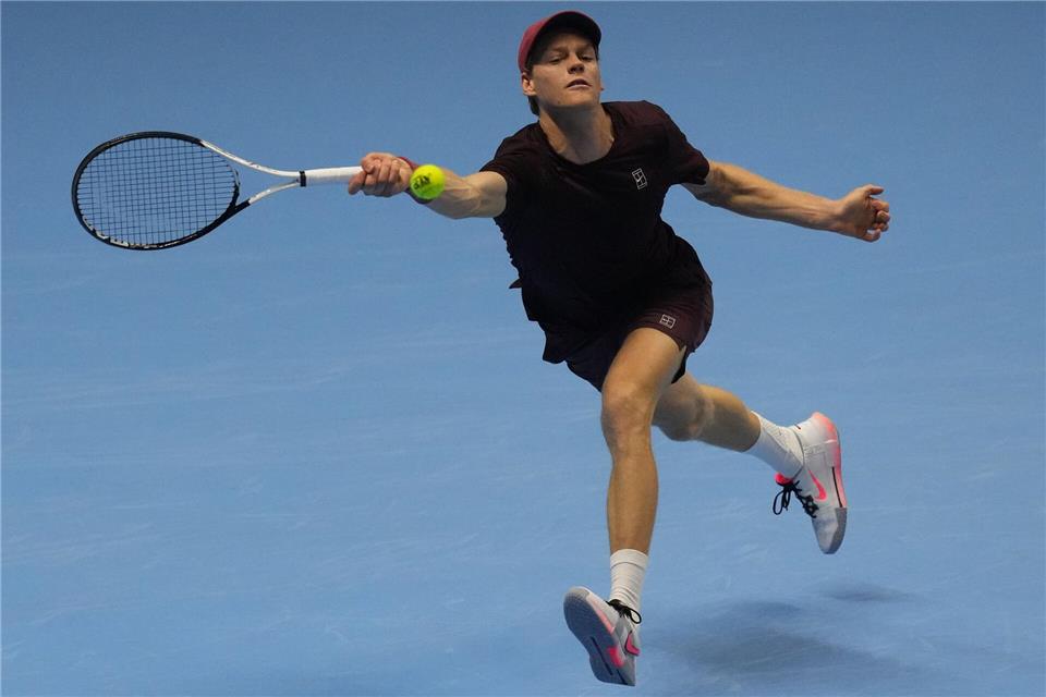 Jannik Sinner steht im Finale der ATP FinalsAntonio Calanni/AP/dpa