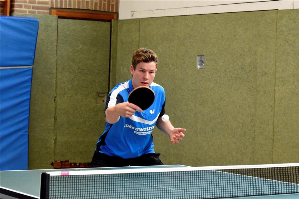 Jannik Weidemann gewann mit dem TV Borken immerhin einen Landesliga-Punkt.