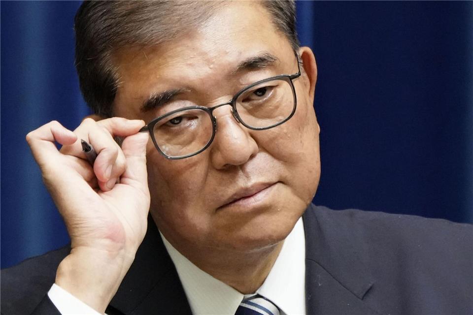Japans Regierungschef Ishiba stand nach Wahlschlappen in seiner eigenen Partei in der Kritik.---/kyodo/dpa