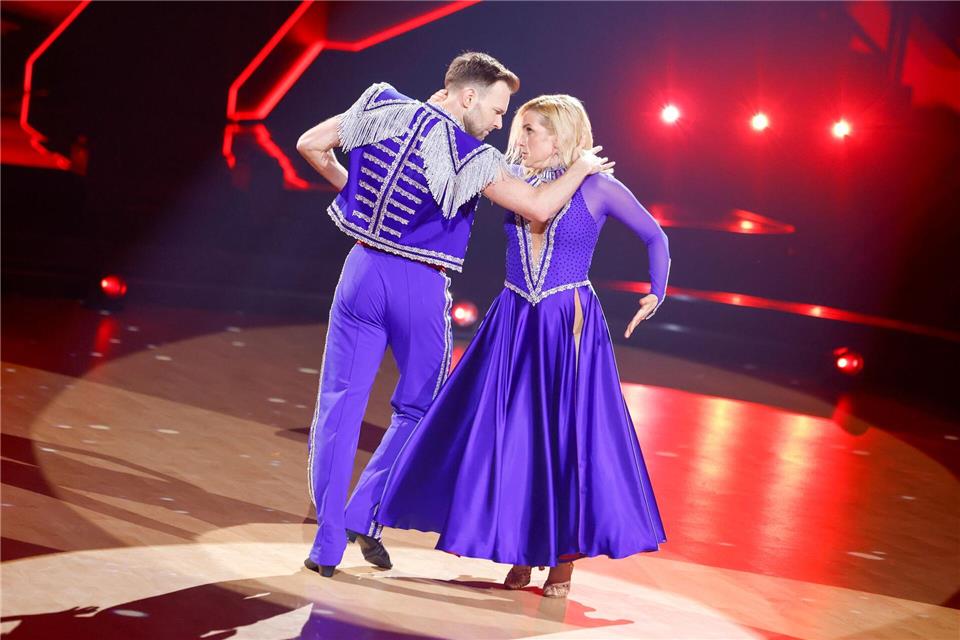 Jeanette Biedermann konnte zwar die Jury überzeugen, schied aber trotzdem aus.Thomas Banneyer/dpa