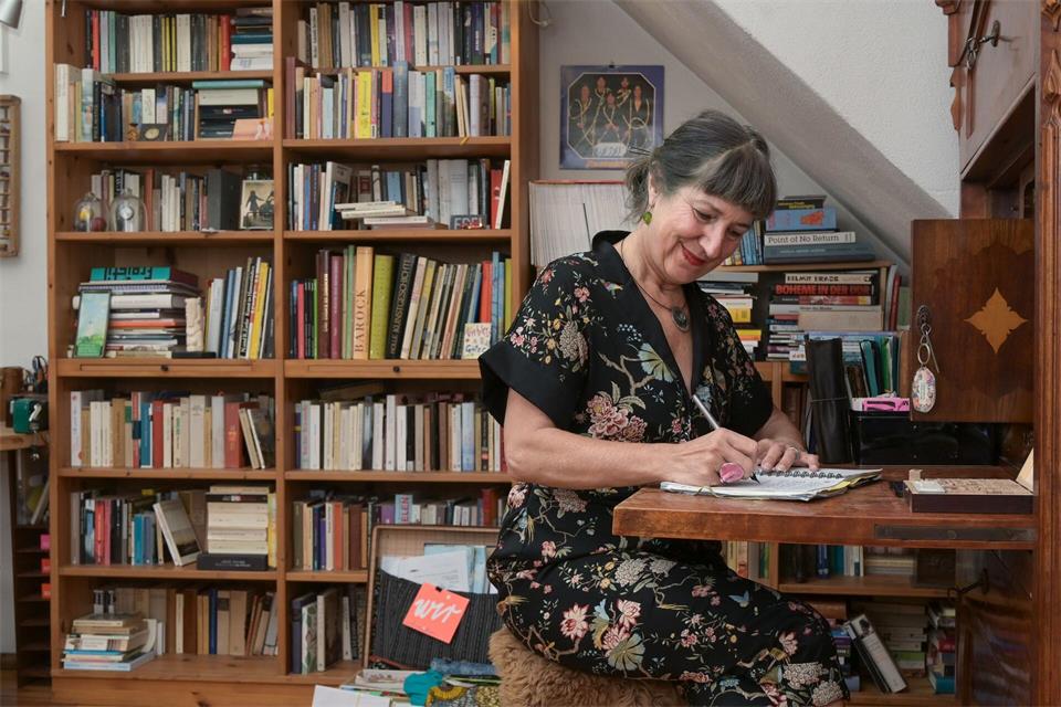 Jeannette Drygalla von der Schreibgruppe BandSchreibenVorfallHeiko Rebsch/dpa